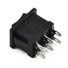 Slå på/av rocker 6pin 3way Gears Rectangle 250V 3A DIY Electrical Project Stor öppen/Close Switchesswitch