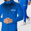Vêtements de sport automne hiver hommes pull ensemble survêtements pull marque sweat à capuche pantalons de survêtement 901
