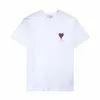 Роскошные футболки Мужские модные летние парижские дизайнерские дизайнерские одежды вышивка тигр печать любовное письмо с короткими рукава