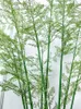 Декоративные цветы венки венки дома симуляция искусственного бамбука Большой зеленый ваза бонсай дерево интерьер северные украшения присутствуют