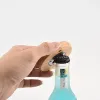 Ny trärundformflasköppnare Coaster Kylskåp Magnet Decoration Beer Bottle Opener Factory Wholesale FY3743