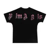 D4mc Camisetas Masculinas Famoso Designer Mens Chao Marca Angel Letter Direct Spray Impressão de Manga Curta T-shirt Palm Tree Net Vermelho Juventude Primavera e Verão