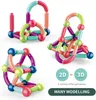 Manyetik çubuk yapı taşları set çocuklar 2565pcs büyük boy mıknatıslar tuğla montessori eonal oyuncaklar için hediye 220715
