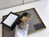 Modedesigners Marmont Wallet Luxurys Herrkvinnor Plånböcker Högkvalitativa myntpurskorthållare Koppling med Origina Box Dust Bag 453G355A