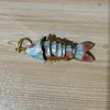 5PCS 4 cm 6 cm urocze szkliwo szczęście Koi Fish Charms do biżuterii Wisiwania żywe huśtawka DIY Naszyjka Bransoletka