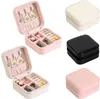 Mini Jewelry Case Portable Travel Jewellery Box Small Storage Organizer Display Boxes Rings Earrings Necklaces Gifts for Girls Women