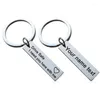 Schlüsselanhänger, individueller Edelstahl-Schlüsselanhänger mit Gravur für Auto-Logo, Name „Ich brauche Sie hier“, individueller Anti-Verlust-Schlüsselanhänger, Schmuck für Paare, Geschenk, Miri2