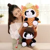 Cute Plush toy twelve zodiac animal panda doll children with birthday gift claw machine doll wholesale