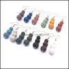 Charme 8Mm 10Mm 12Mm Pierre De Lave Charmes Boucles D'oreilles Diy Huile Essentielle Diffuseur Bijoux Femmes Perles Volcaniques Boucle D'oreille Drop Deliv Dhseller2010 Dhzlv