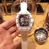 Zegarki Designer Projektant Luxury Mens Mechanics Watches Richa Milles Wristwatch RM055 MENS MULTERECTIONAL AUTOMATIC MECHANICAL R WAT