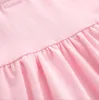 女の女の子のプリンセスドレス夏の幼児半袖ドレスコットン新生児スカート幼児服子供服