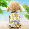 Hundebekleidung, Haustierkleidung, Obst, Erdbeere, Banane, Druck, Pudel, Teddy, Hündchen, Katze, Rock, T-Shirt, Weste, Sommerkleid für kleine Hunde