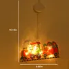 Saiten Weihnachten Vorhang Lichterketten Weihnachtsbaum Weihnachtsmann LED Dekor Lampe für Jahr Urlaub Party Fenster Garten Landschaft DecoratLED Strin