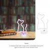 Night Lights 1pc Creative Bedside Lamp Luminous LED Modeling Light Without BatteryNight