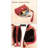 Sac de clubs coloré pour femmes double fermeture à glissière portefeuille mode sac de mode style décontracté mini sac
