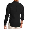 Men's Casual Blouse Cotton Linen Shirt Long Sleeve Summer Button-Down Shirts For Men Y220411