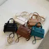 Torby wieczorowe vintage urocza torba 2022 Małe PU skórzane kobiety designerskie torebki luksusowa marka ramię Crossbody Sling Blue 220517