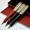 Promotion High quality R Series Ca Black Metal Ballpoint Pen More Style Unique Design Office School Stationery Writing Smooth Ball pens 19 Color