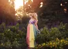 Rainbow Suknie ślubne Tiul Off Shoulder Custom Made Cright Wedding Suknie Wielokolorowe Multnity Dress Plus Size Sukienka ślubna