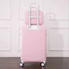 Seyahat Masalı ABS Seyahat Bavul Bag Spinner Sabit Yan Tolley Bagaj Seti El çantası J220708 J220708