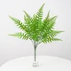 Decorative Flowers & Wreaths 1pcs Water Grass Eucalyptus Plastic Artificial Plants Green Flower Plant Wedding Home Decoration Table DecorsDe