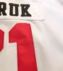 Nik1 personalizado hockey jersey tamanho xxs s-xxxl 4xl xxxxl 5xl 6xl cleveland barons personalizados hóquei jersey camisola dennis maruk gilles meloche