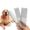 Pet Stainless Steel Comb Anti Static Cat And Dog Grooming Hair Combs Cleaning Brush Pets Supplies 19x35CM2928533