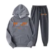 Autumn/Winter Brand TRAPSTAR Tracksuit Men's Hoodie Sets Fashion Fleece Sweatshirt Sweatpants 2 Piece Set Harajuku Sportswear 220609