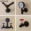 MTTUZK Black Iron Pipe Robe Clothes Kitchen living room wall hanging door rear hook for coat gancho Y200108