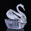 غلاف الهدية على الطراز الأوروبي الصغير Swan Candy Box Boxes حاويات الزفاف الإبداعية لغرفة المعيش