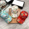 Flor Print Visor Cap Brim abeto Cap beia Capas de férias de férias Caps de beisebol homens homens da moda Snapback chapéu de snapback