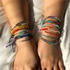 Kleurrijke rijstkralen Gevlochten armbanden Bohemen kralenarmband Vriendschapsarmband Mode-accessoires