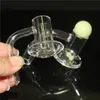 Mélangeur Quartz Banger clou fumer verre marbre ensemble clous sans dôme pour Bong eau huile Dab plate-forme cendrier