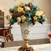 Vaser ikebana blommor vasen center bord lyx stöd badrum europa vintage växt pott vit trädgård harts jarrones skrivbord dekor hp51354518