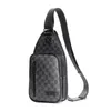 Fashion Man Messenger Bags Plaid Men Bags Shoulder Crossbody PU Leather Sling Bag For Male Black Single Women Backpack for girls b2236