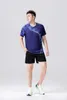 Herrspårar Män tennis T Shirts Sport Shorts Boy Qucik Dry Badminton Clothes Set Set Table Running Kirtsmen's Men's Mens's