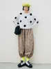 T-shirt Femme Imakokoni 2022 Original Floral Polka Dot Bottoming peut être porté à l'extérieur T Printemps Col rond Vêtements pour femmes à manches longues