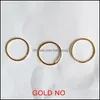 Nose Rings Studs 8Mm Ring 925 Sterling Sier Plain Hoop Piercing 16Pcs/Pack Drop Delivery 2021 Bdesybag Dhnly
