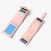 Card Holders Arrival Portable ID Holder Solid Color Bus Cards Cover Case High Quality Business Key Bag Women Men Slim Coin PurseCard