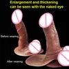 24 стили мужской пенис покрывать реалистичный дилдо петух насос фаллос расширитель расширитель