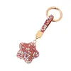 Diamant étoile porte-clés breloques luxe strass amour porte-clés porte-chaîne femmes sac pendentif voiture porte-clés accessoires bijoux de mode