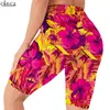 Beautiful Broken Flowers Leggings 3D Pattern Printed Shorts Women Sexy Gym Sweatpants for Women Biker Sports Shorts W220616
