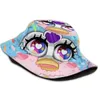 Berets Clown Furby Bucket Hat Beach Tourism Hats Breathable Sun Cap Long Cute Custom Party Sprinkles BirthdayBerets Wend22