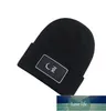 Coreano Trendy New Woolen Ch Cappello autunno e inverno Pullover da uomo Mantieni caldo Coppia di strada Ricamo a croce in bianco e nero Cappelli lavorati a maglia Donna