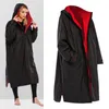 Costume da bagno da donna Impermeabile da surf Cambia veste Cappotto da esterno Giacca in lana d'agnello Mantello con cappuccio Spiaggia Surf Fodera per piscina Giacca a vento Impermeabile UnisexWo