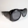 0810S Schwarz/Grau 001 Luxur Hochwertige klassische quadratische Sonnenbrille Designermarke Mode Herren Damen Sonnenbrillen Brillen Metallglaslinsen