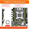 Moderbrädor M-S Motherboard Set LGA 2011 E5 2620 CPU 2 X 4GB 8GB DDR3 1333MHz 10600 ECC REG Memory Kit M-ATX COMBOS NVME M.2 SSD SLOTMOTHER
