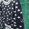 2022 Women Sweaters Munti di maglia top designer con pulsanti Lettere Stars Pattern Girls Milan Runway Designer Tank Crop Top Shirt Hig3444985