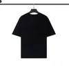 Tech fleece tee sommar mens designer tshirt med bokstäver kortärmad tees shirts casual män kvinnor topp kläder svart vit