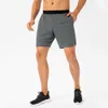 LU LU LEMONS Short Sport Men' Summer Quick Drying Elatic Running Training Underwear Pant Looe Caual Fie Capri Workout Beach Gym Legging